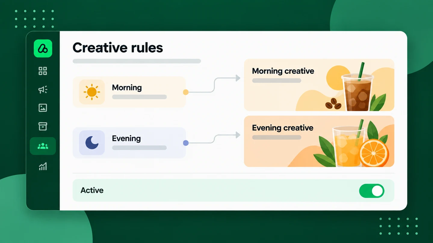 Dynamic creative interface illustration